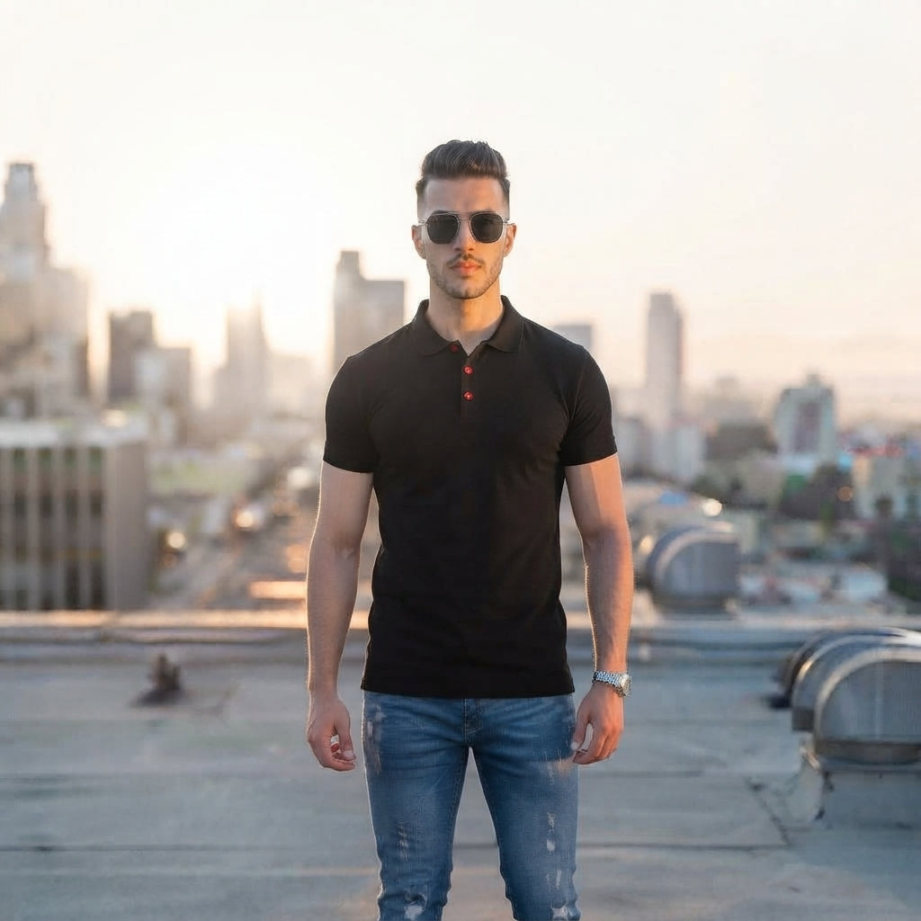 Polo Negro Elite