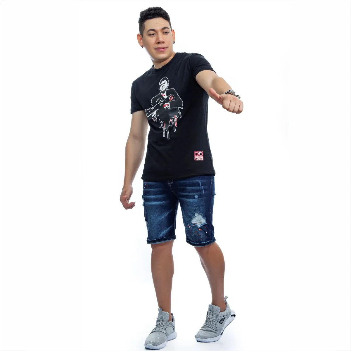 Camiseta Tony Metralleta Cuello Redondo