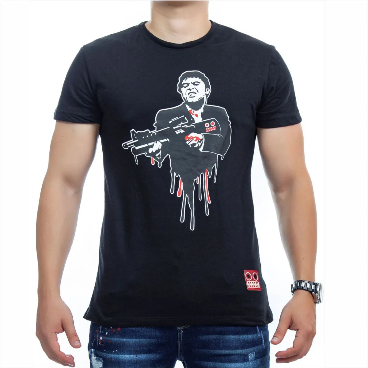 Camiseta Tony Metralleta Cuello Redondo