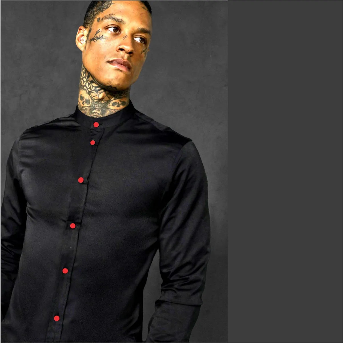 Camisa Manga Larga Radian Black