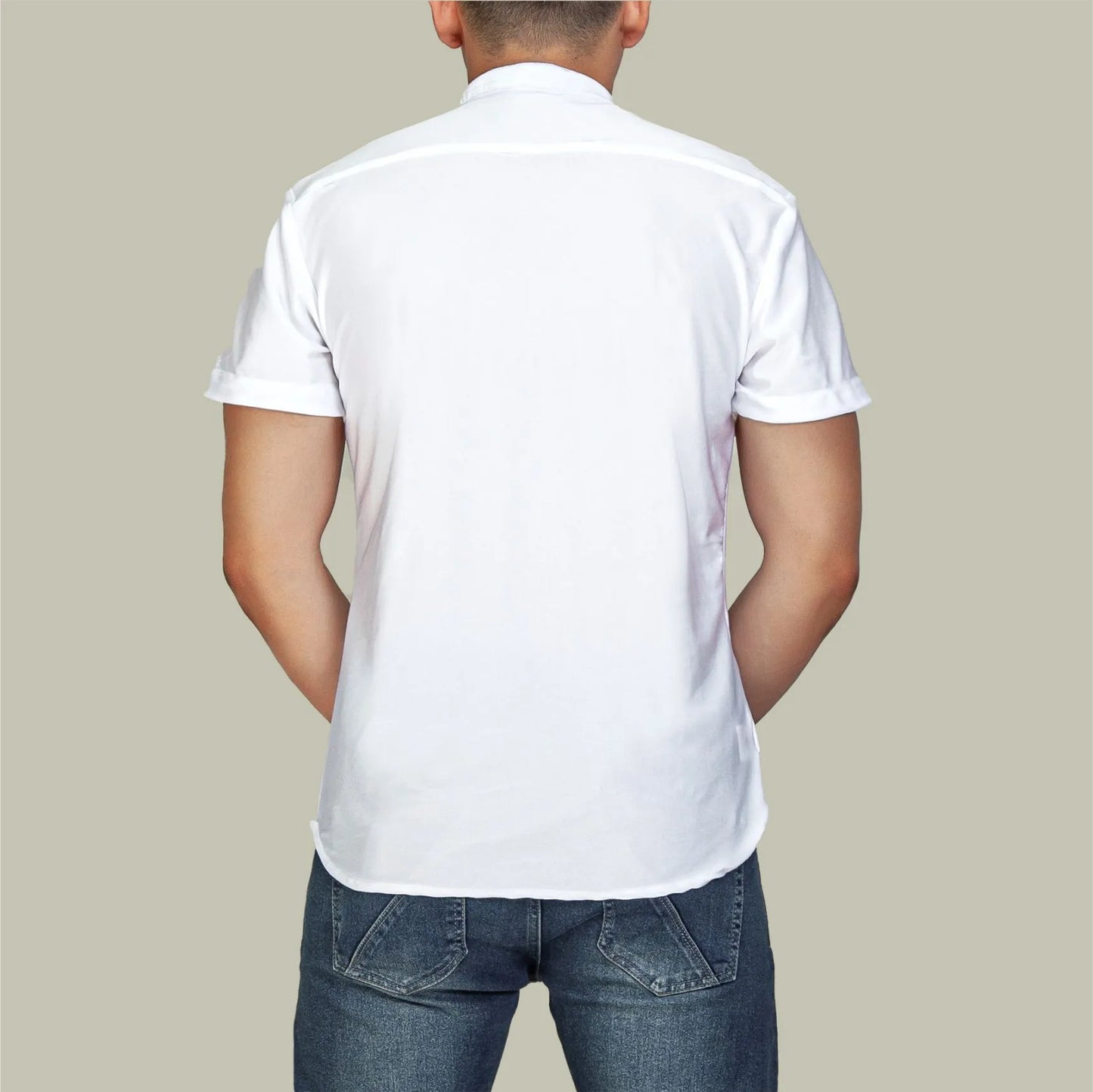 Camisa Manga Corta Radiant White