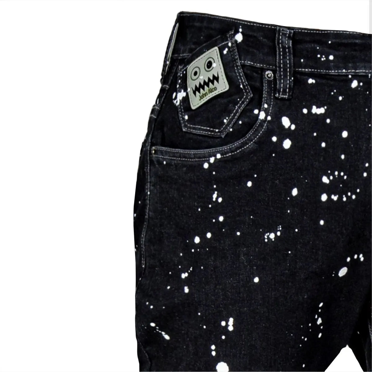 Jean Elastico Panther Gold