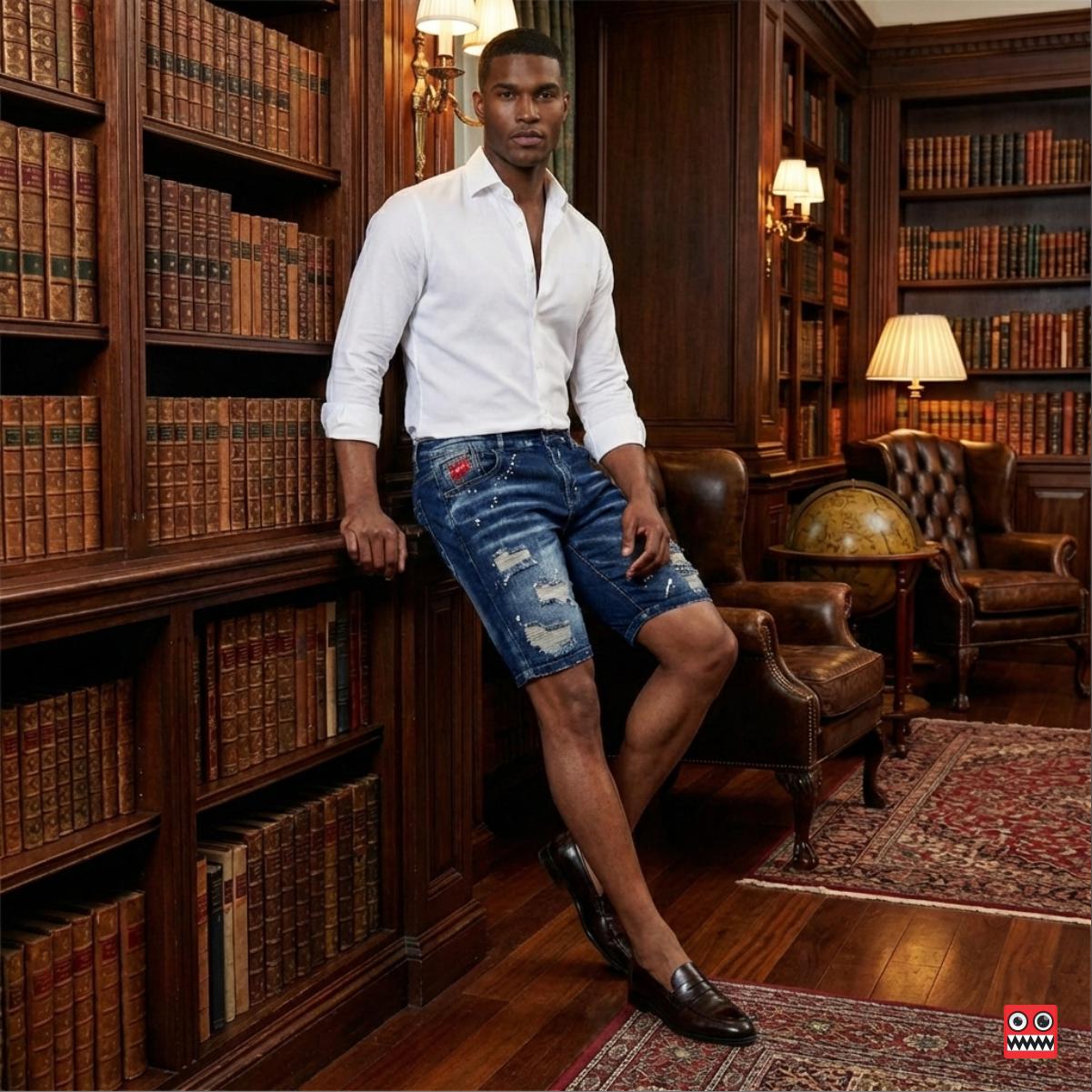 Bermuda Gladiadora Jean Elastico