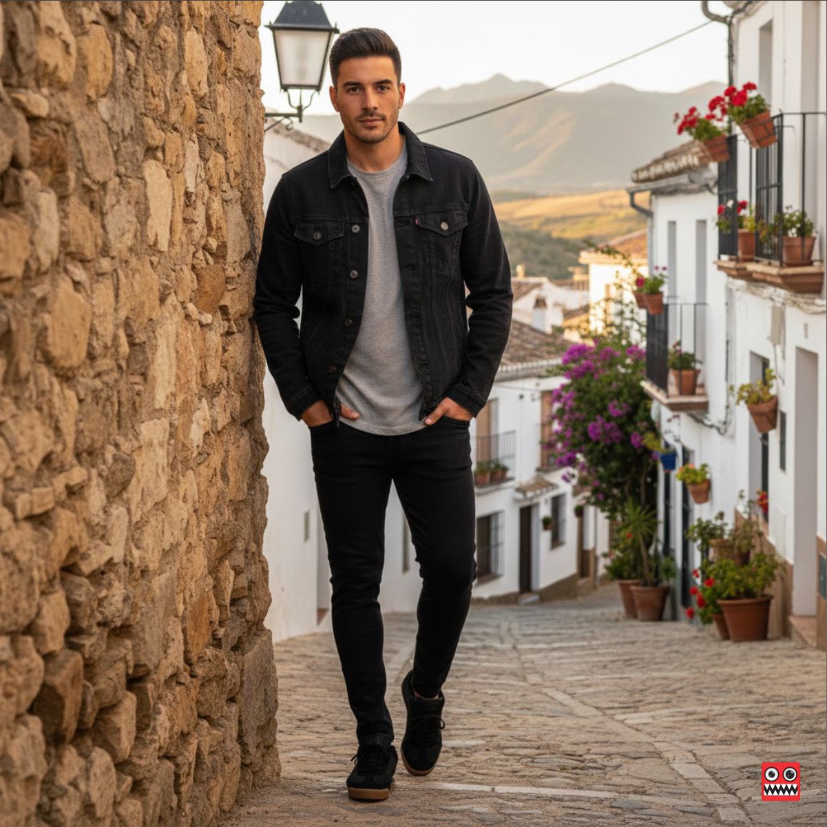 Jean Elastico Black Elite