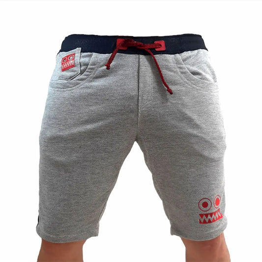 Bermuda Jogger Gris Claro
