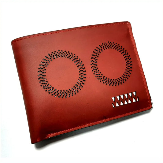 Billetero Rojo Perforado