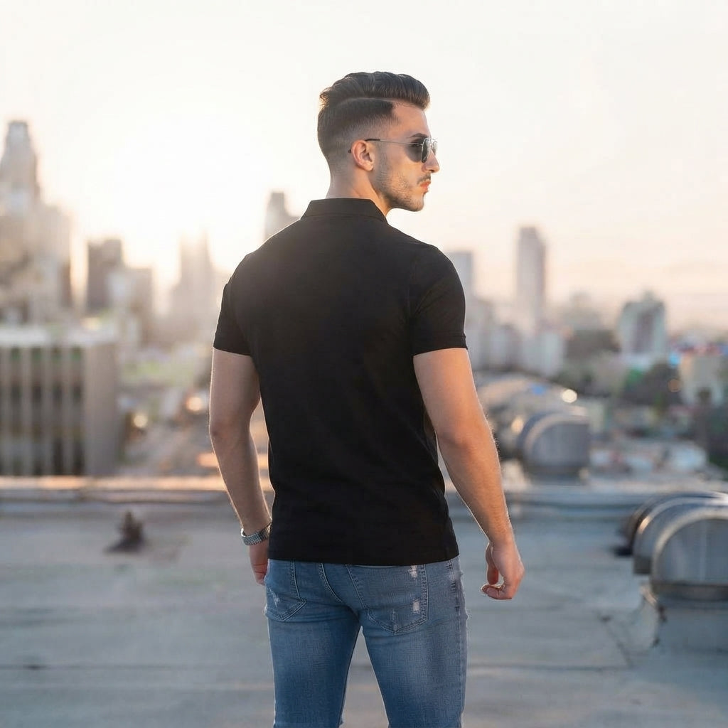 Polo Negro Elite