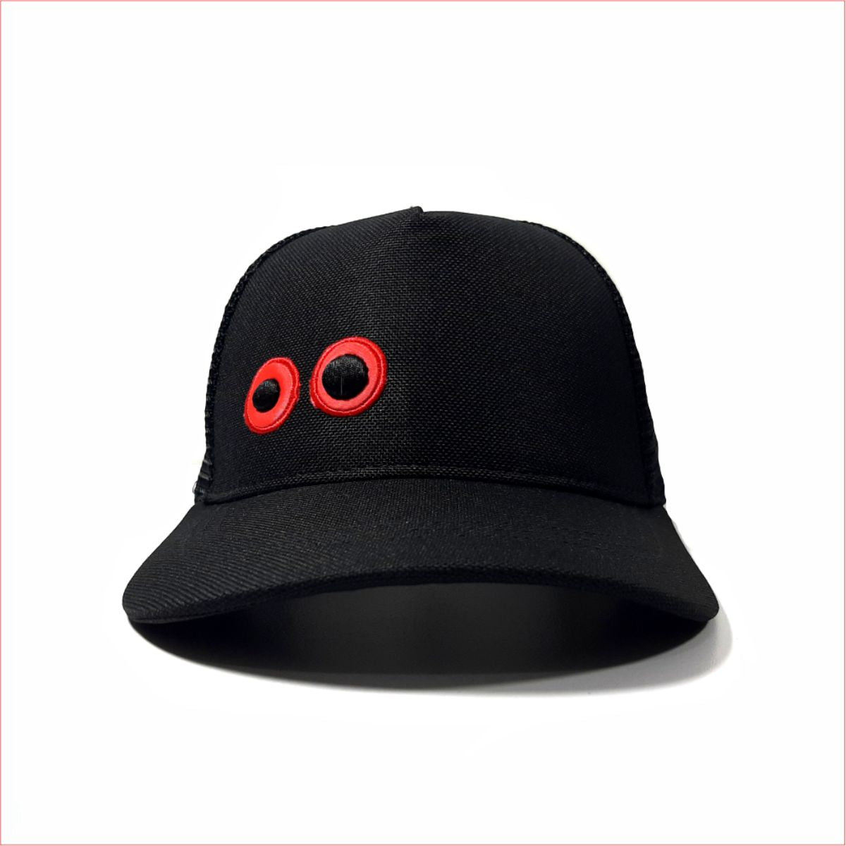 Gorra Ojos bordados Negro