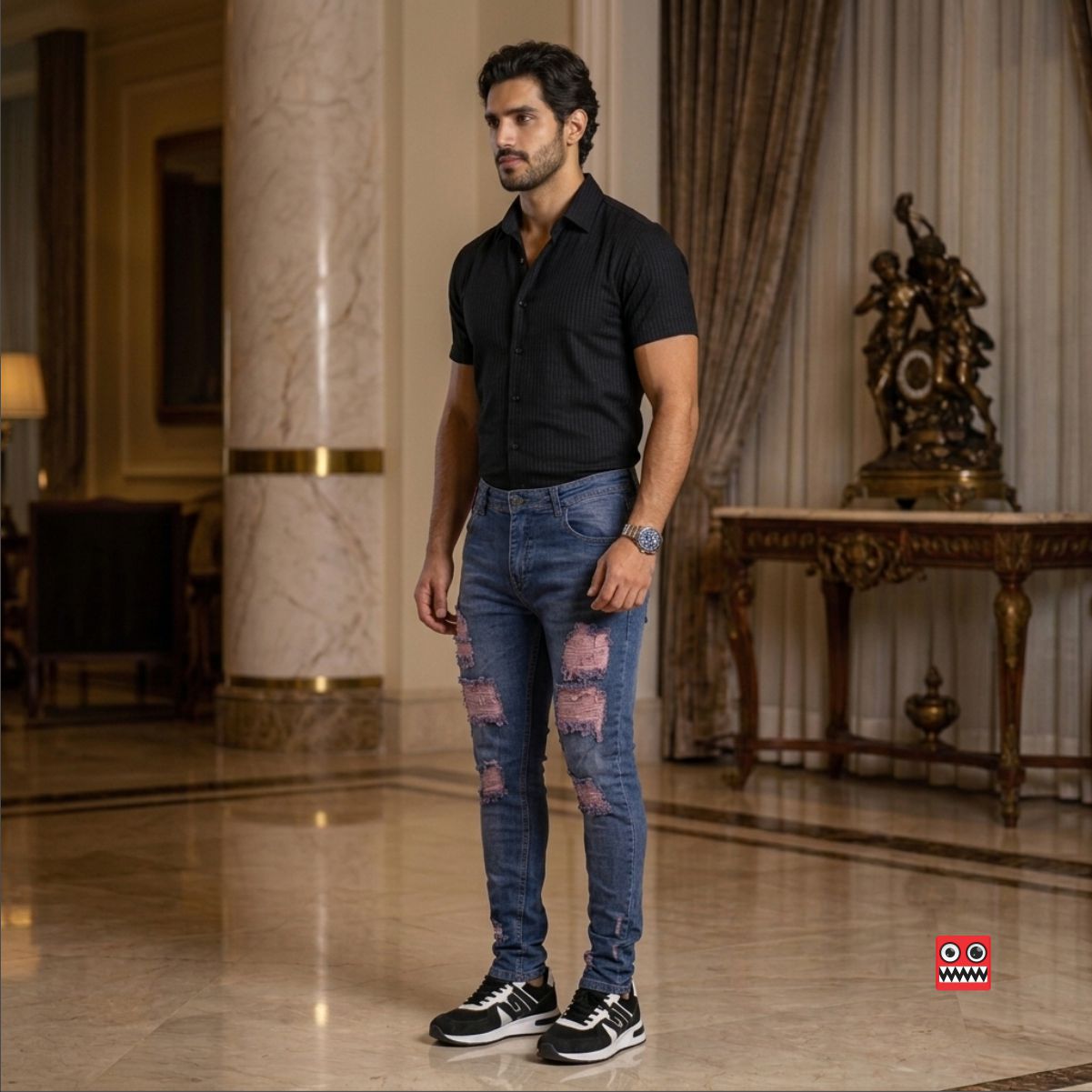 Jean Elastico Espartano Galaxy
