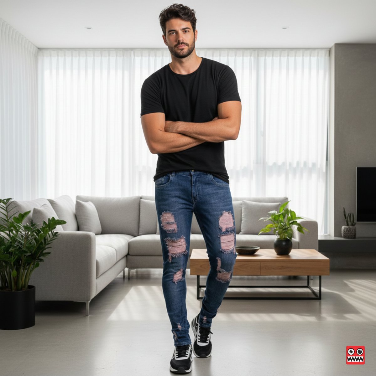 Jean Elastico Espartano Galaxy