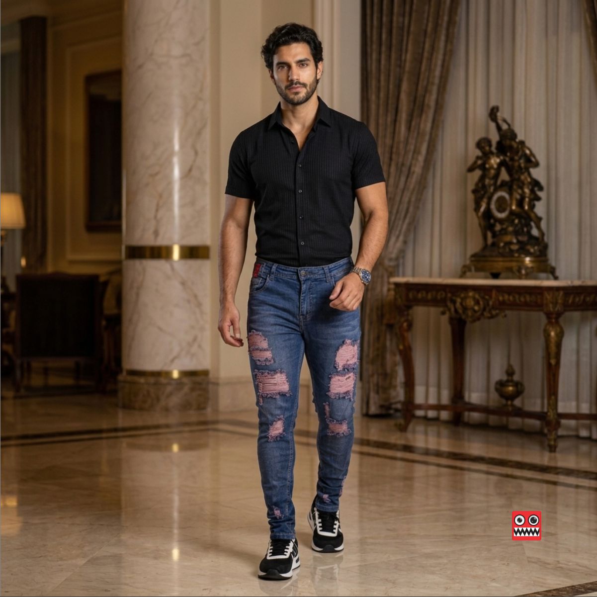 Jean Elastico Espartano Galaxy