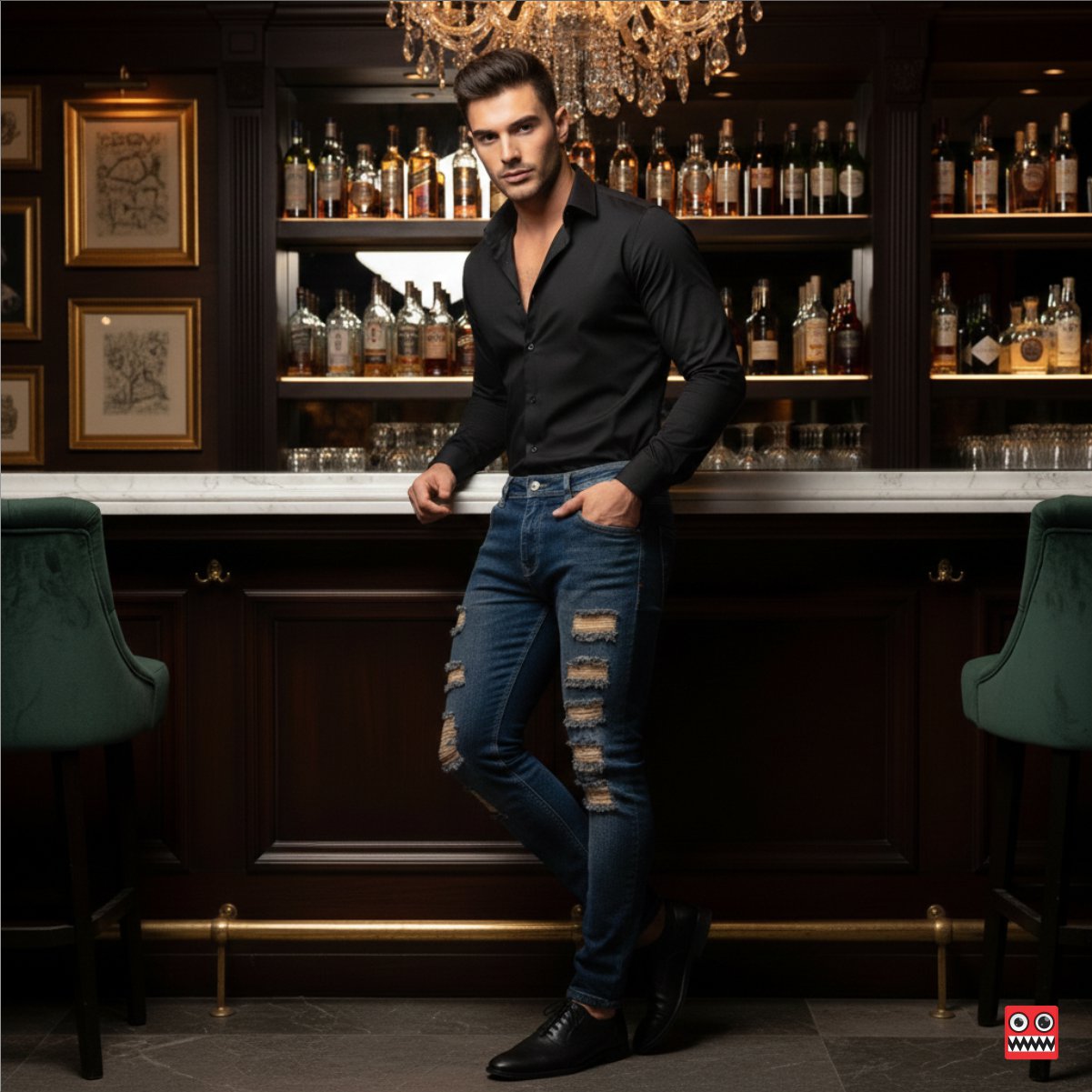 Jean Elastico Espartano Perla