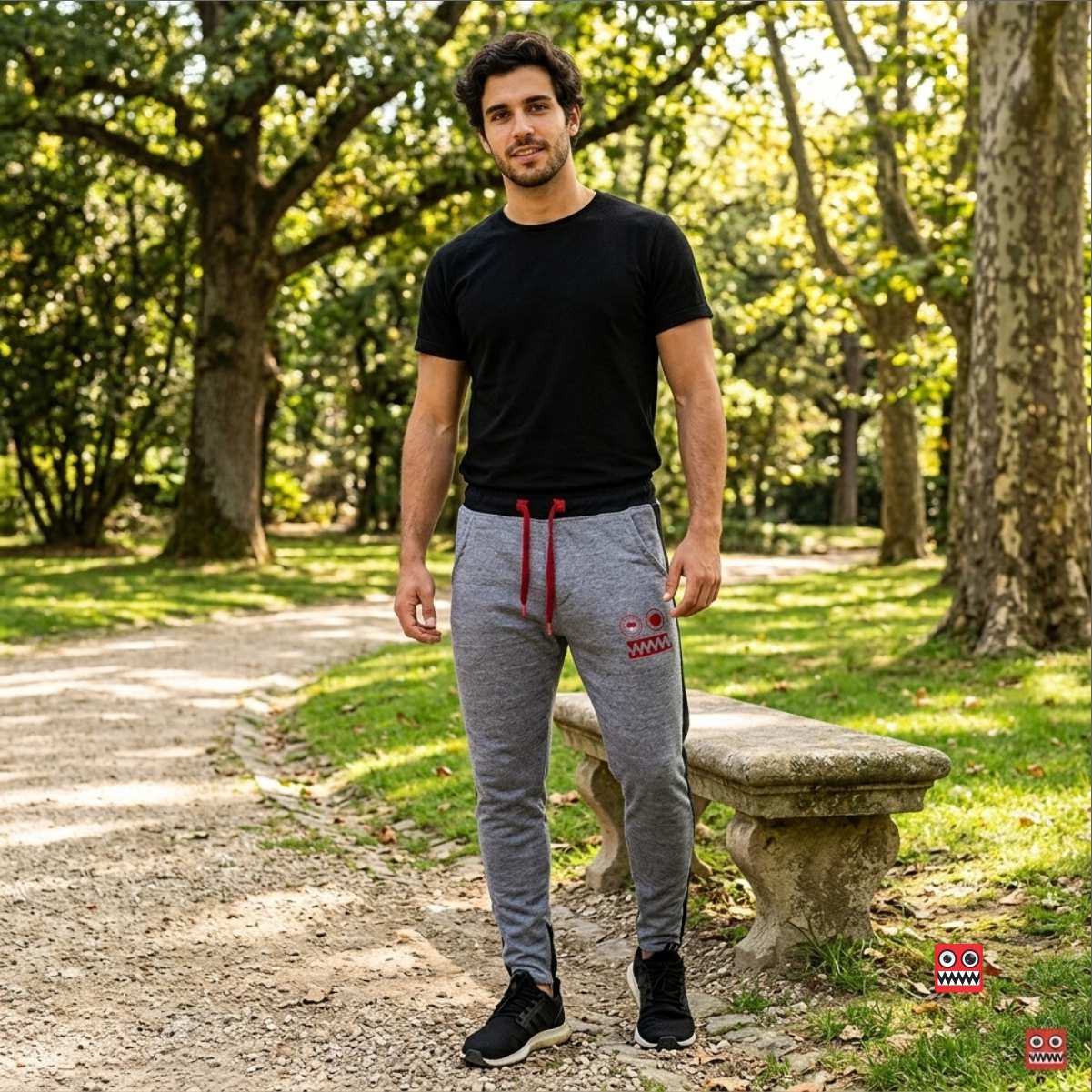 Sudadera Jogger Gris Oscura Liquidacion
