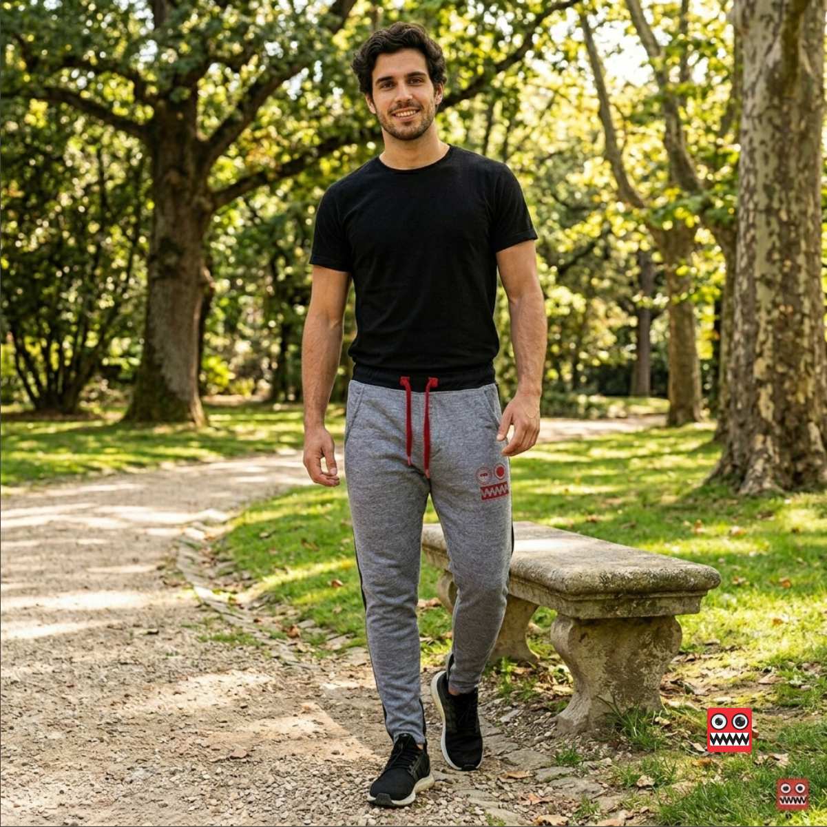 Sudadera Jogger Gris Oscura Liquidacion