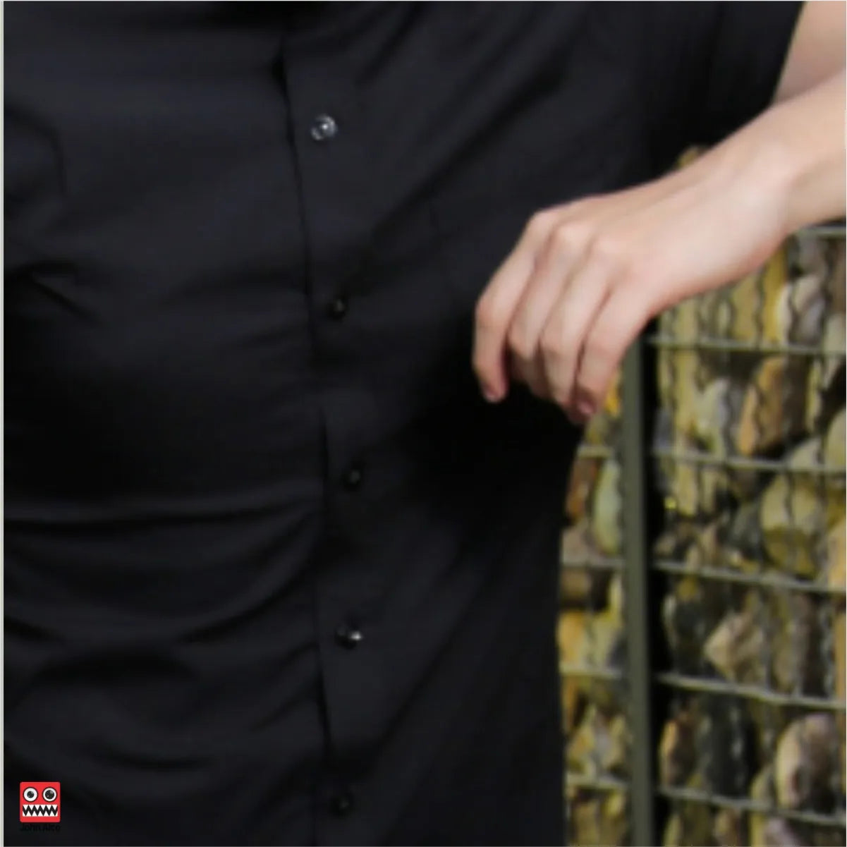 Camisa Manga Corta  Black