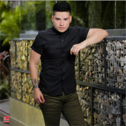Camisa Manga Corta  Black