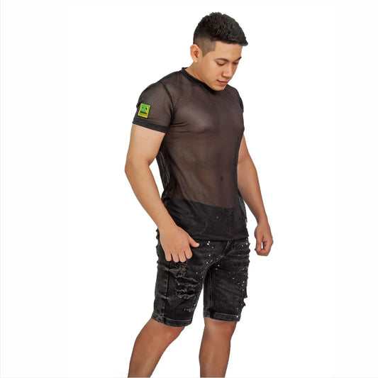 Camiseta Maya Logo Dorado Cuello Redondo