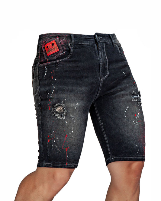 Bermuda Pantera Jean Elastico