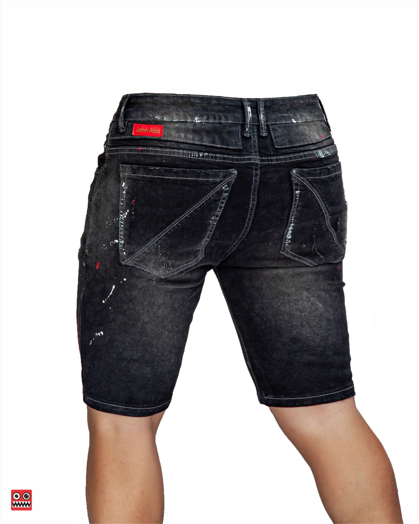 Bermuda Pantera Jean Elastico