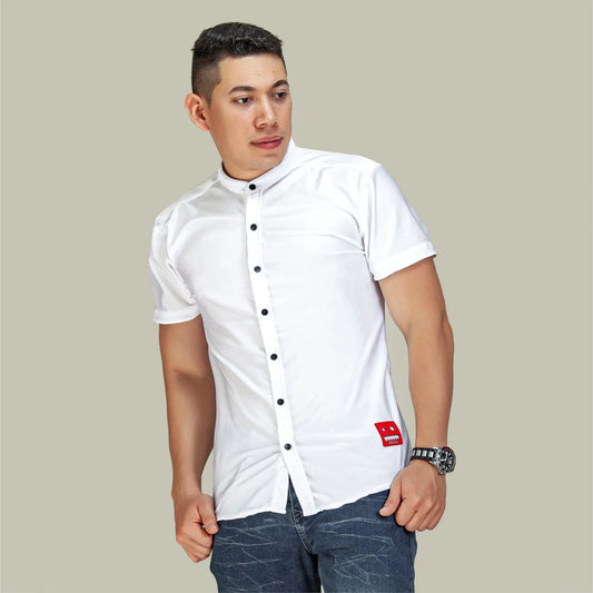 Camisa Manga Corta Radiant White