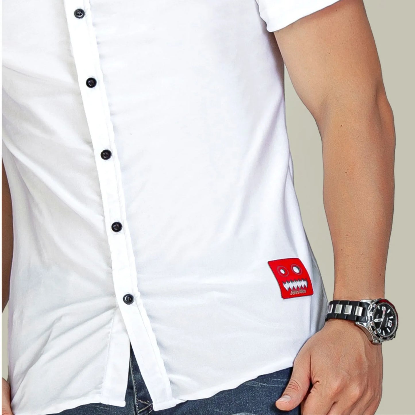 Camisa Manga Corta Radiant White