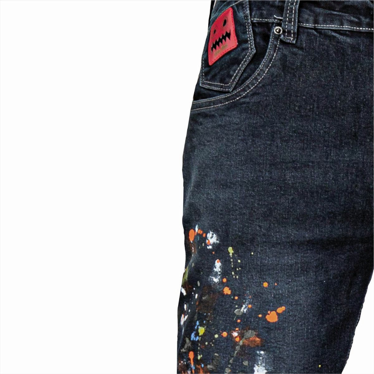 Jean Elastico Black Art
