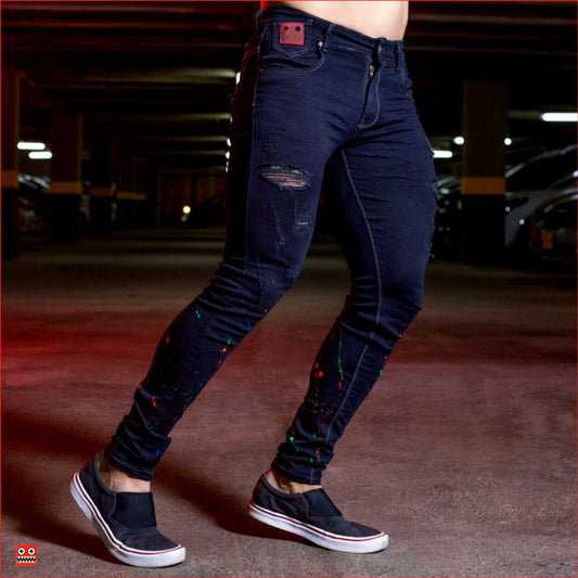 Jean Elastico Black Gold Liquidacion