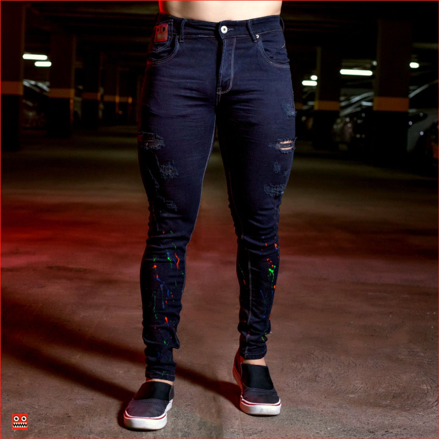 Jean Elastico Black Gold Liquidacion