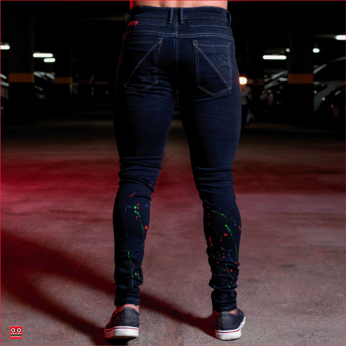 Jean Elastico Black Gold Liquidacion