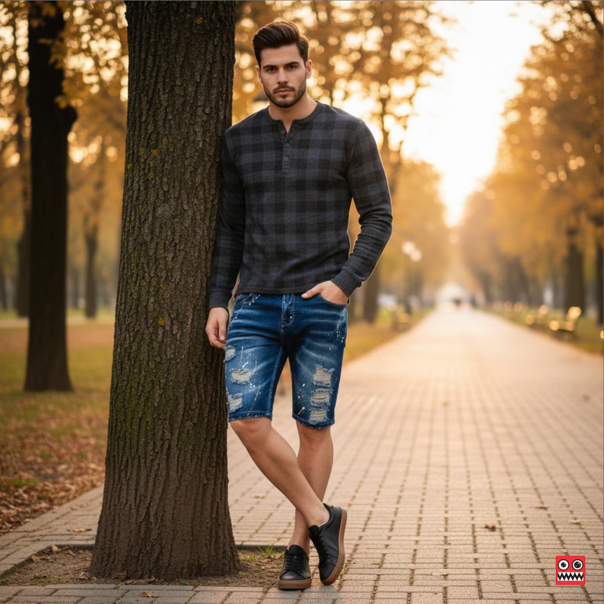 Bermuda Gladiadora Jean Elastico