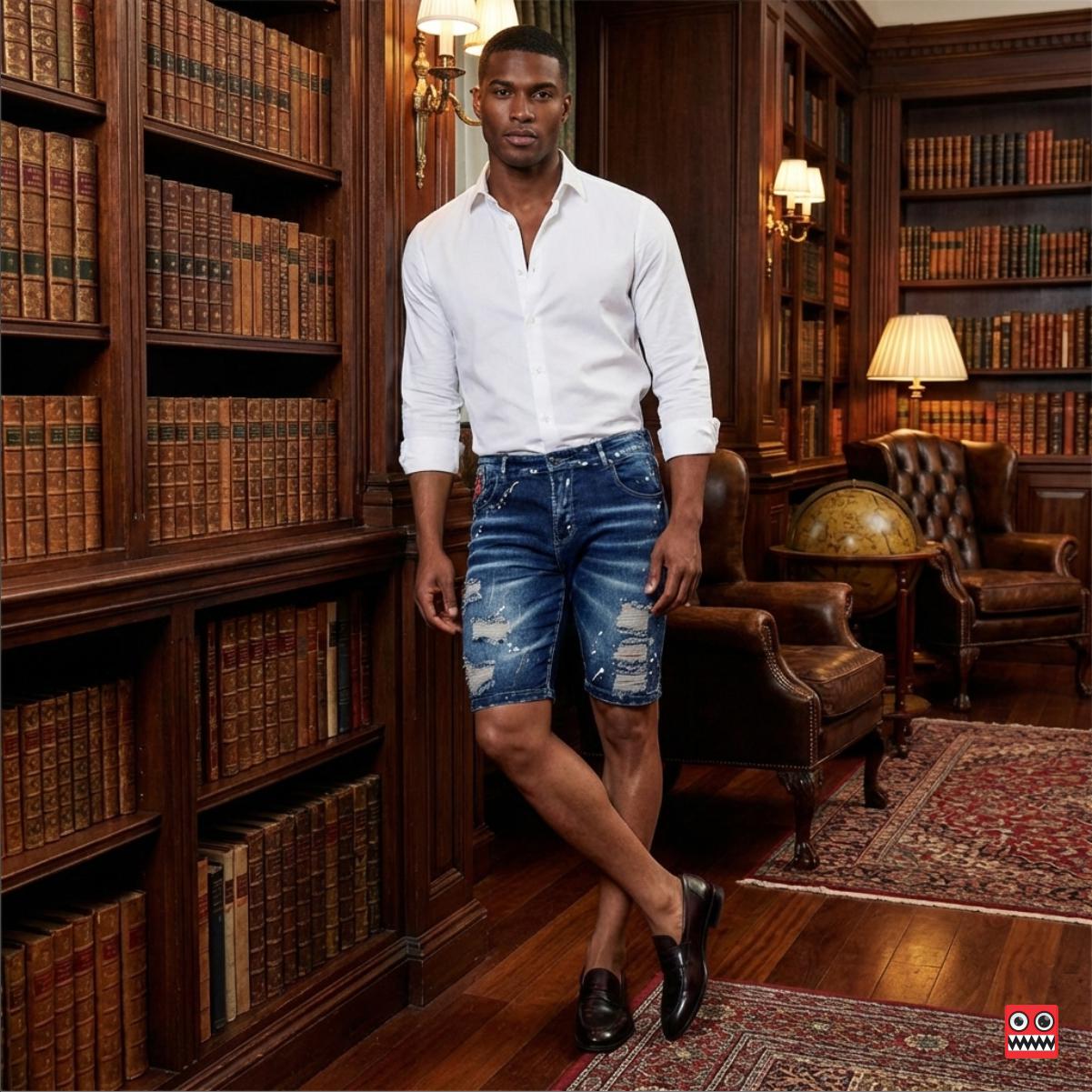 Bermuda Gladiadora Jean Elastico