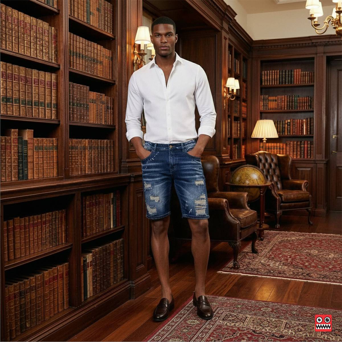 Bermuda Gladiadora Jean Elastico