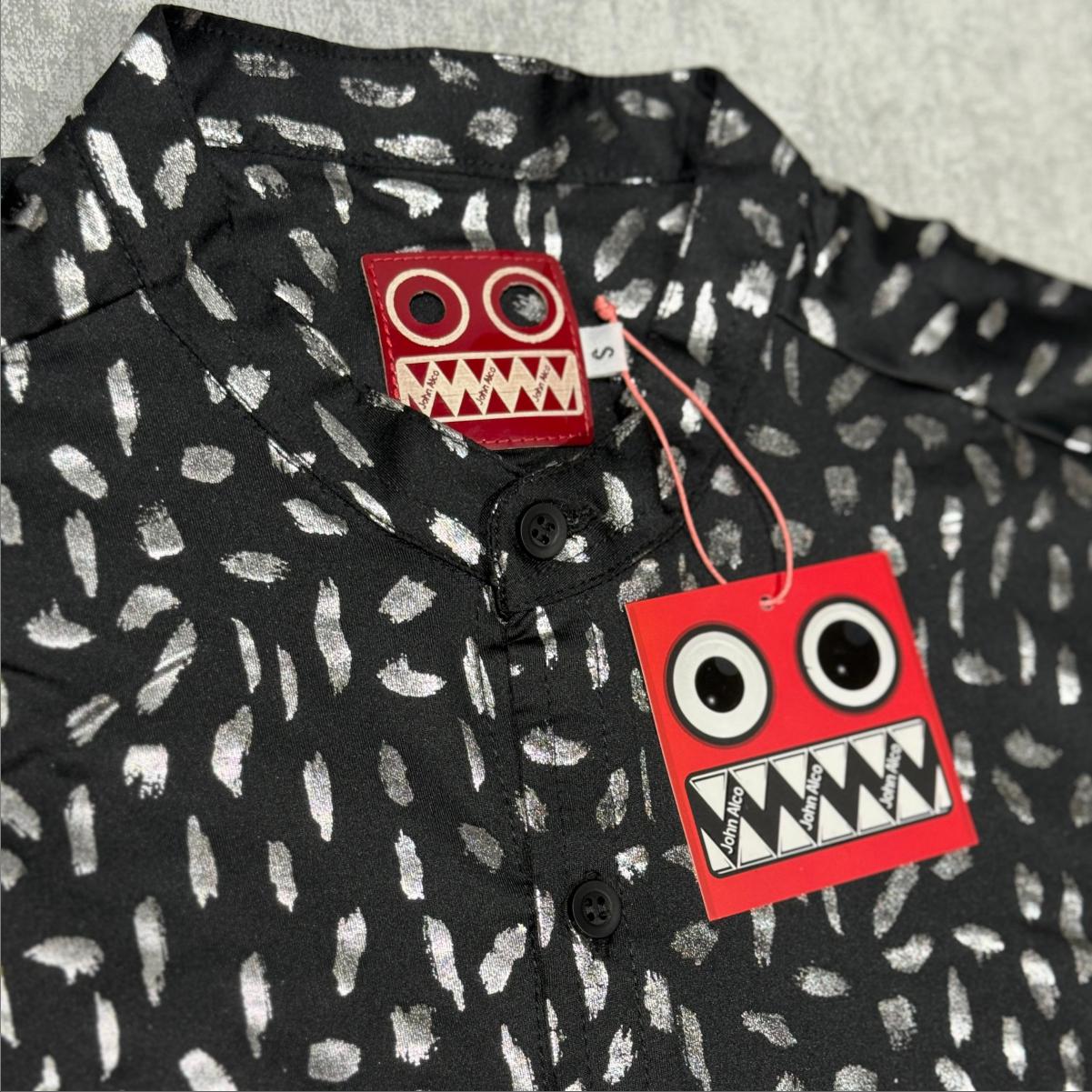 Camisa Manga Corta Destello Black