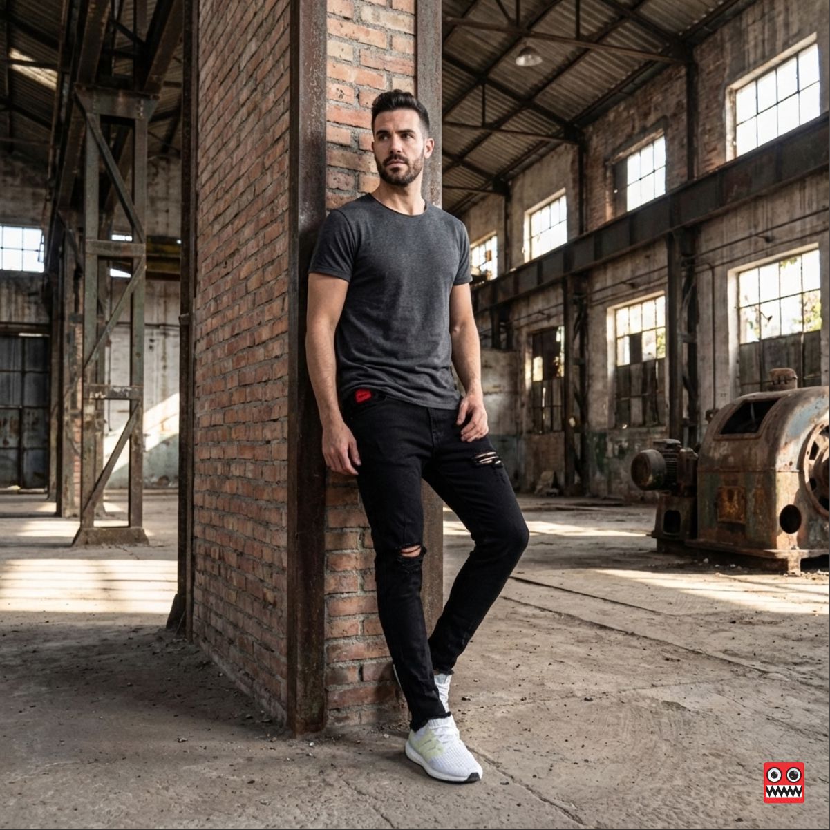 Jean Elastico Samuray Black