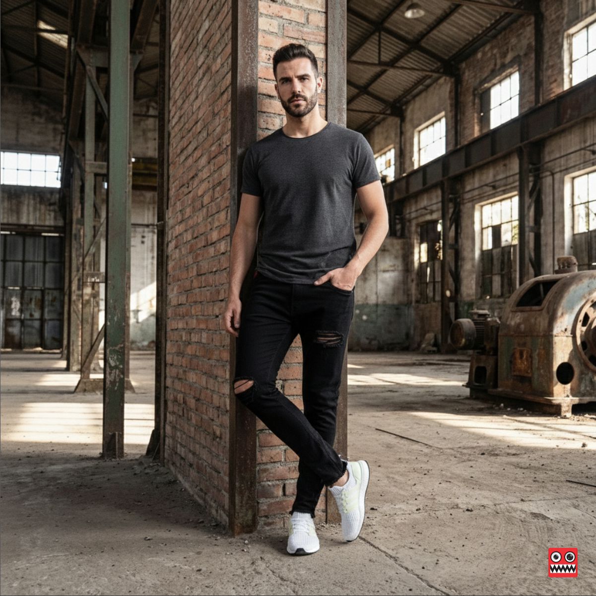 Jean Elastico Samuray Black